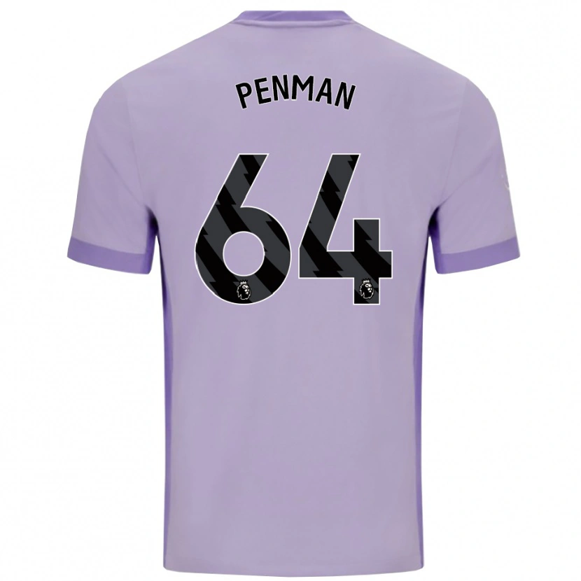 Danxen Women Charlie Penman #64 Taro Purple White Away Jersey 2025/26 T-Shirt