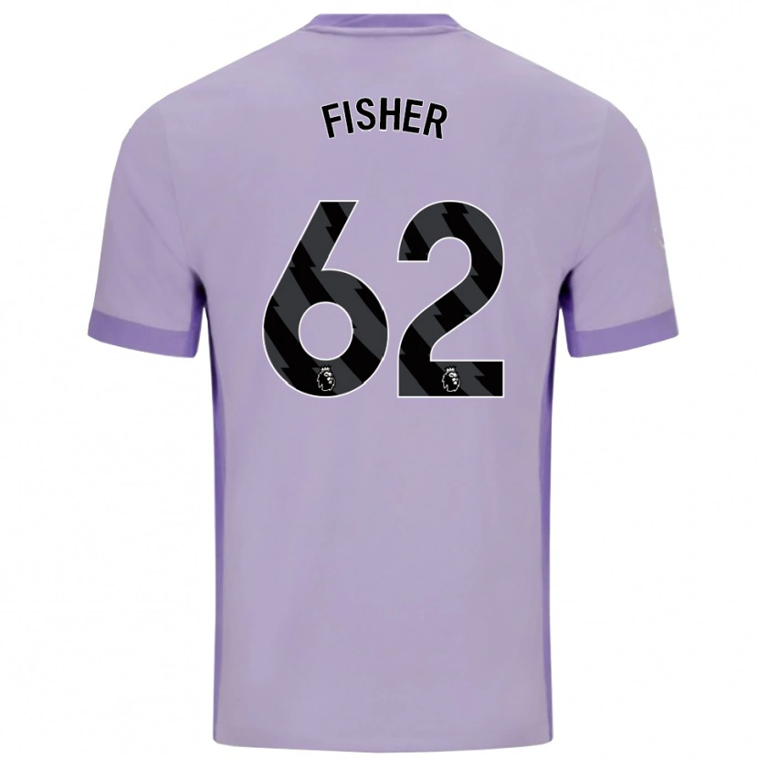 Danxen Women Hugo Fisher #62 Taro Purple White Away Jersey 2025/26 T-Shirt