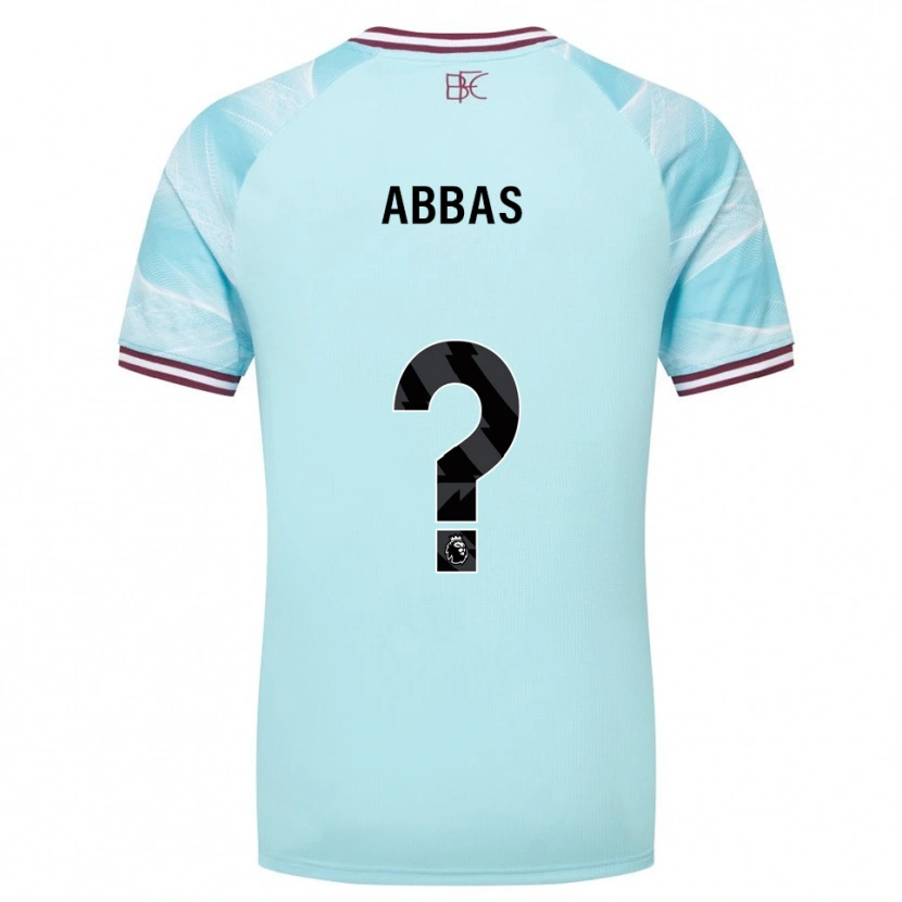 Danxen Women Adam Abbas #0 Sky Blue Burgundy Away Jersey 2025/26 T-Shirt