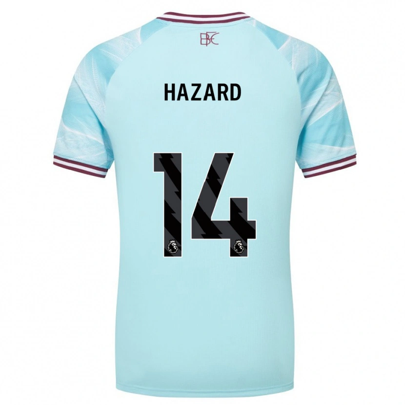 Danxen Women Amelia Hazard #14 Sky Blue Burgundy Away Jersey 2025/26 T-Shirt