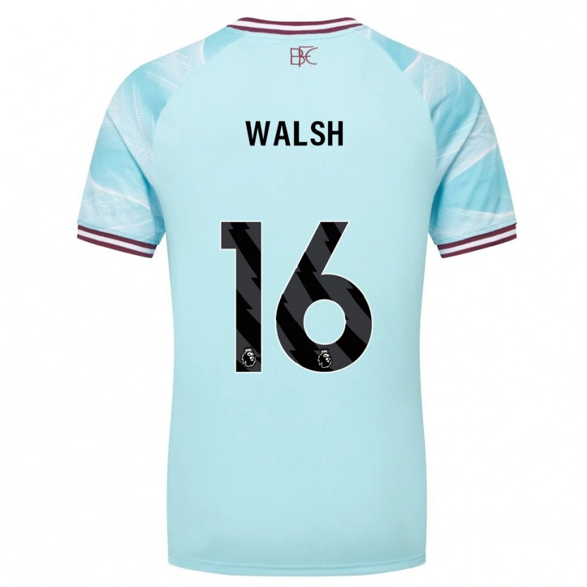 Danxen Women Lucy Walsh #16 Sky Blue Burgundy Away Jersey 2025/26 T-Shirt