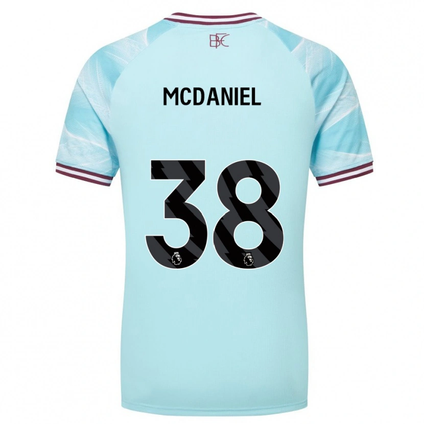 Danxen Women Louise Mcdaniel #38 Sky Blue Burgundy Away Jersey 2025/26 T-Shirt