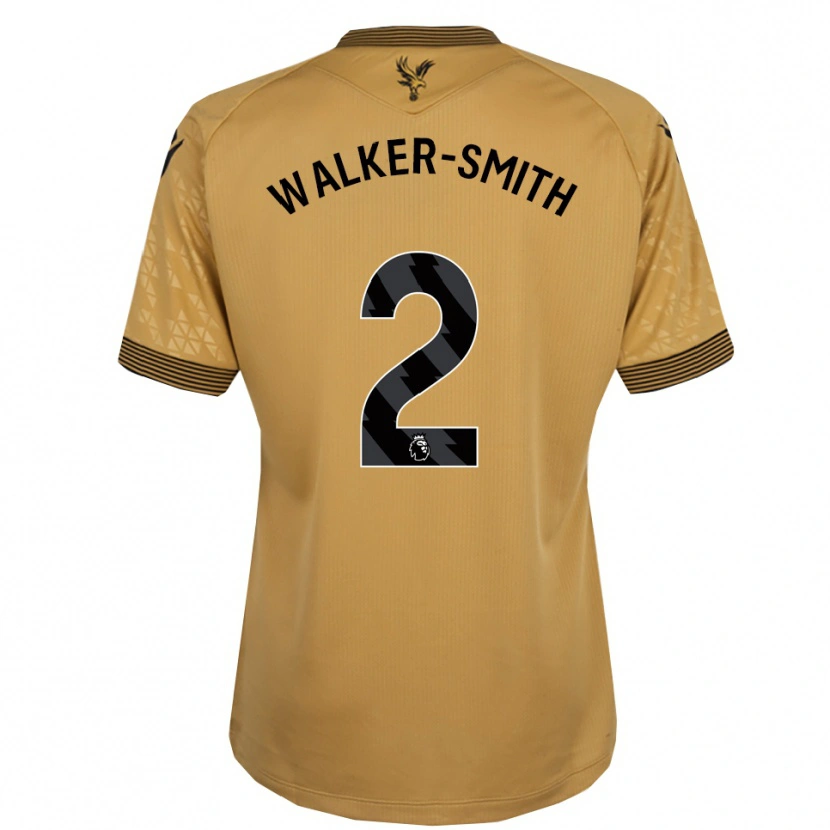 Danxen Women Charlie Walker-Smith #2 Gold Black Away Jersey 2025/26 T-Shirt