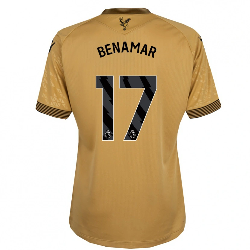 Danxen Women Dean Benamar #17 Gold Black Away Jersey 2025/26 T-Shirt