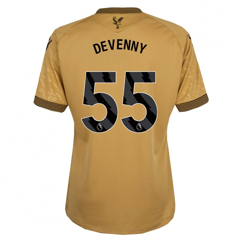Danxen Women Justin Devenny #55 Gold Black Away Jersey 2025/26 T-Shirt