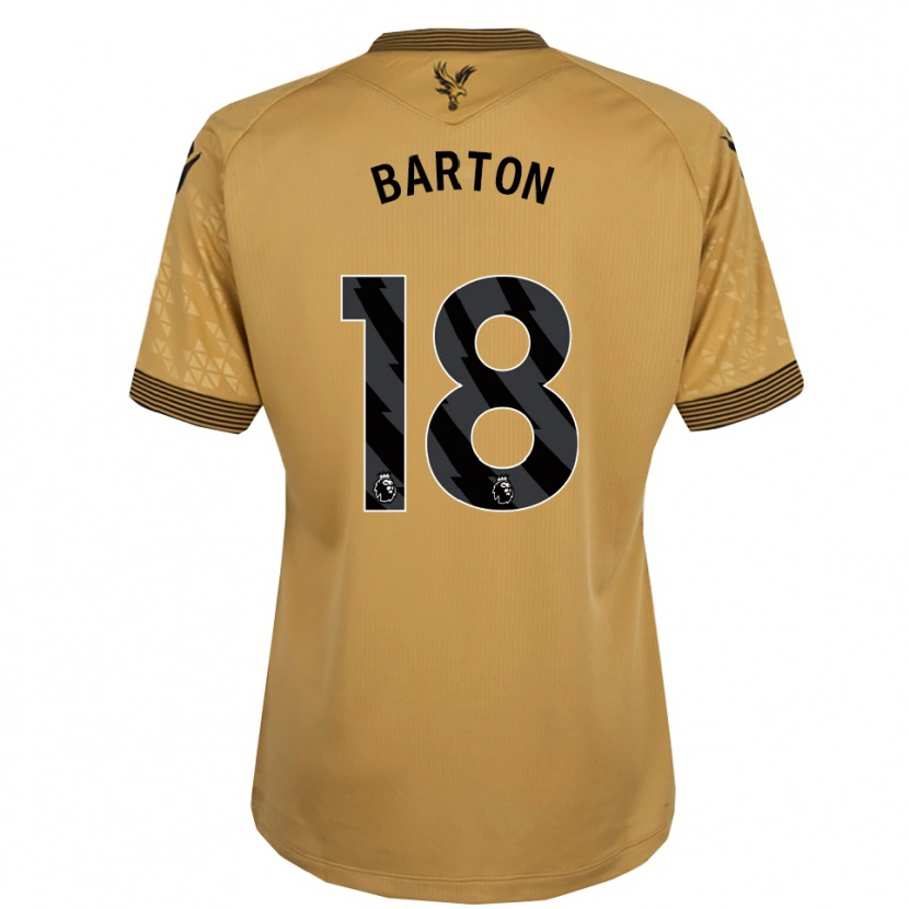 Danxen Women Kirsty Barton #18 Gold Black Away Jersey 2025/26 T-Shirt
