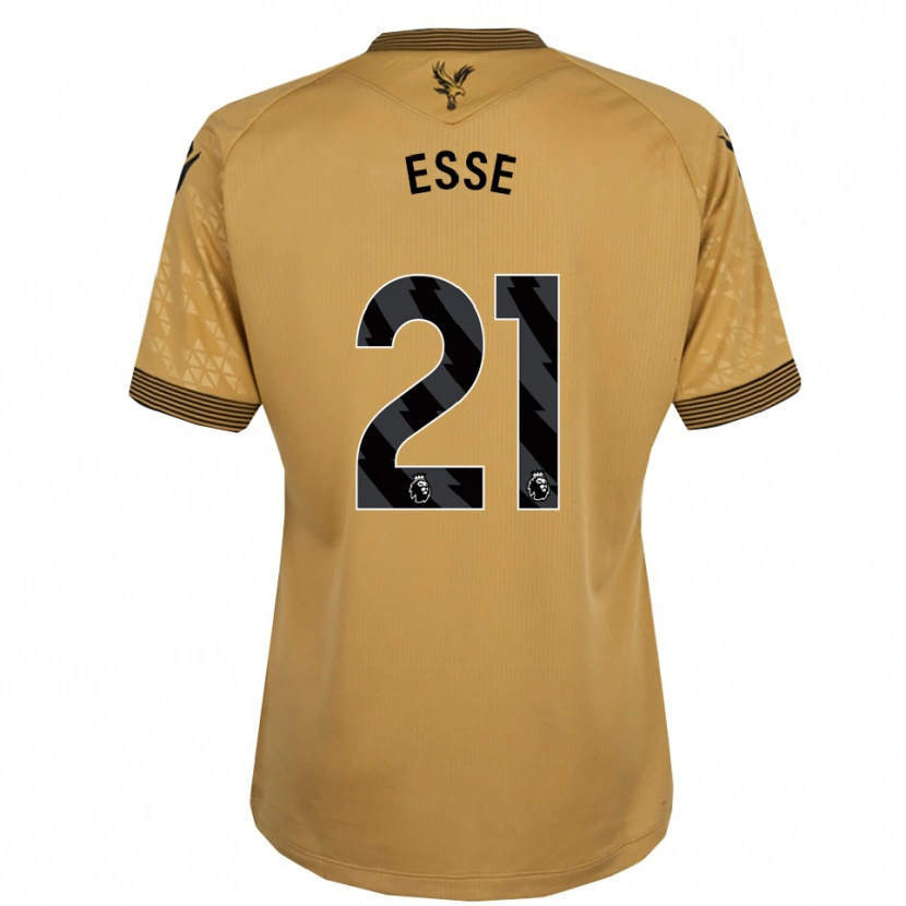 Danxen Women Romain Esse #21 Gold Black Away Jersey 2025/26 T-Shirt