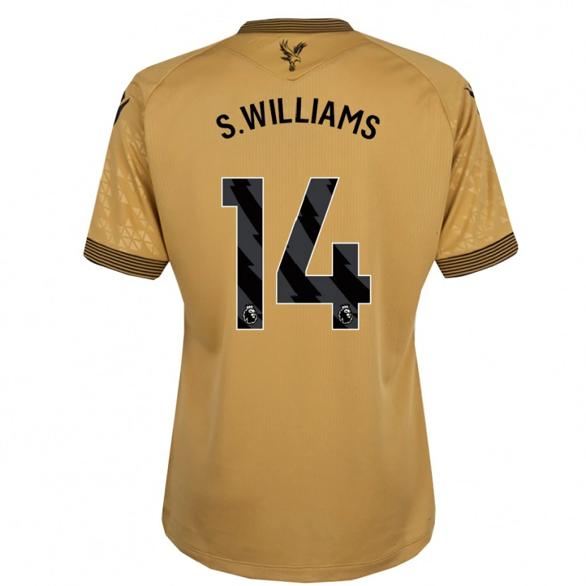 Danxen Women Seb Williams #14 Gold Black Away Jersey 2025/26 T-Shirt