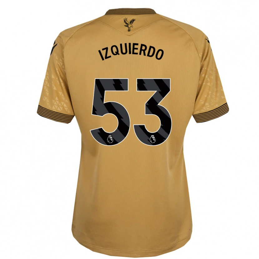 Danxen Women Jackson Izquierdo #53 Gold Black Away Jersey 2025/26 T-Shirt