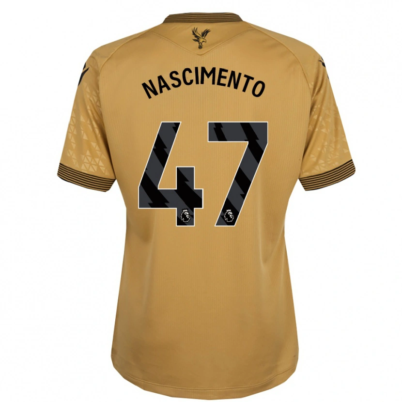 Danxen Women Adler Nascimento #47 Gold Black Away Jersey 2025/26 T-Shirt