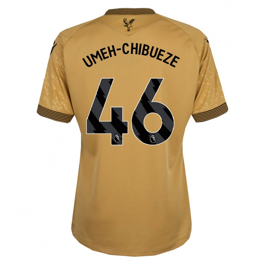 Danxen Women Franco Umeh-Chibueze #46 Gold Black Away Jersey 2025/26 T-Shirt