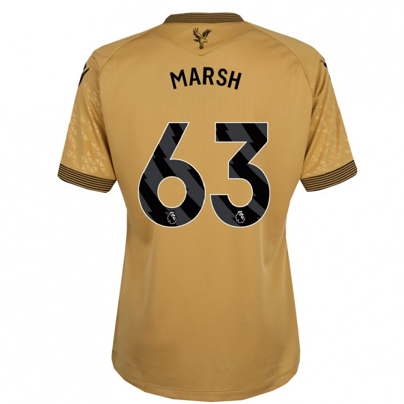Danxen Women Zach Marsh #63 Gold Black Away Jersey 2025/26 T-Shirt