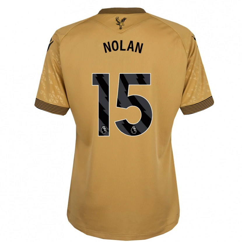 Danxen Women Hayley Nolan #15 Gold Black Away Jersey 2025/26 T-Shirt