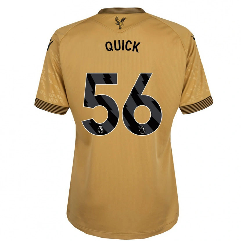 Danxen Women Daniel Quick #56 Gold Black Away Jersey 2025/26 T-Shirt