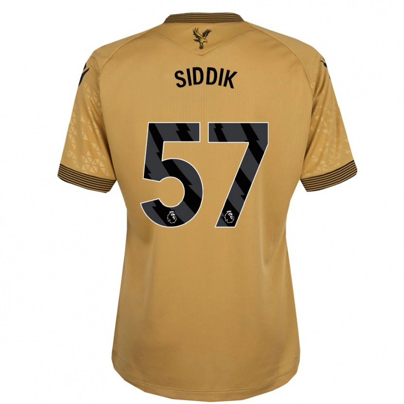 Danxen Women Cardo Siddik #57 Gold Black Away Jersey 2025/26 T-Shirt