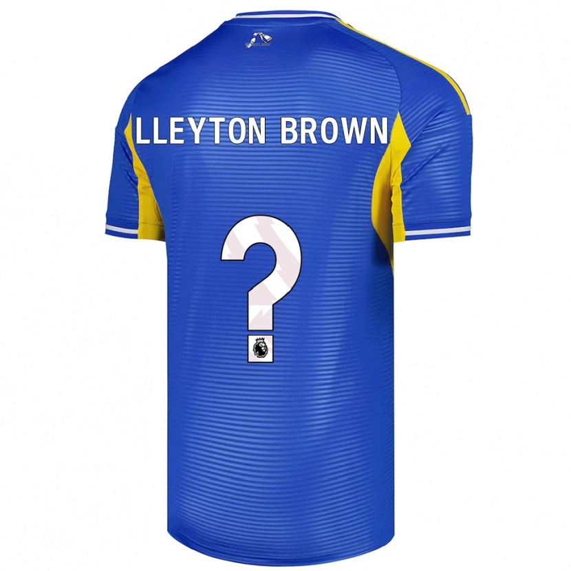 Danxen Women Lleyton Brown #0 Blue Yellow Away Jersey 2025/26 T-Shirt