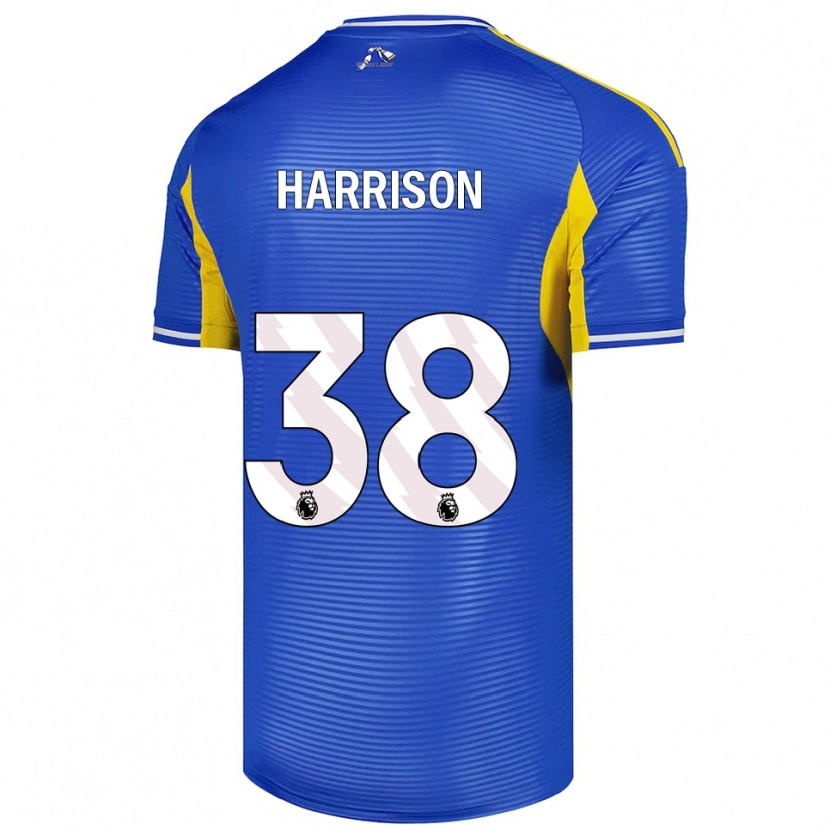 Danxen Women Jack Harrison #38 Blue Yellow Away Jersey 2025/26 T-Shirt