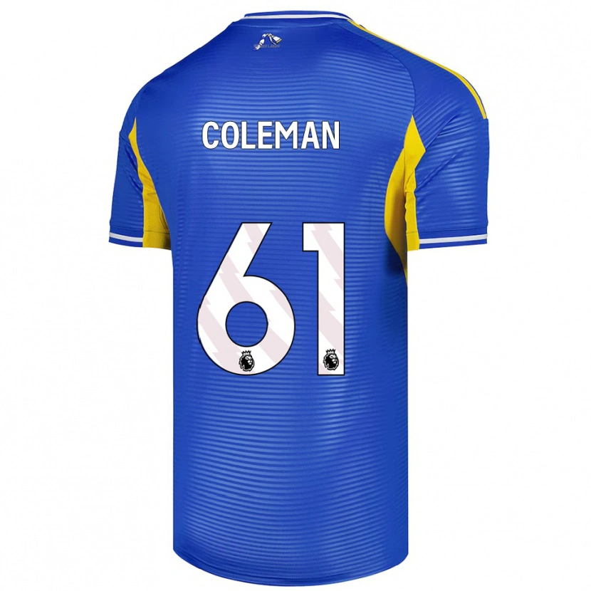 Danxen Women Cian Coleman #61 Blue Yellow Away Jersey 2025/26 T-Shirt