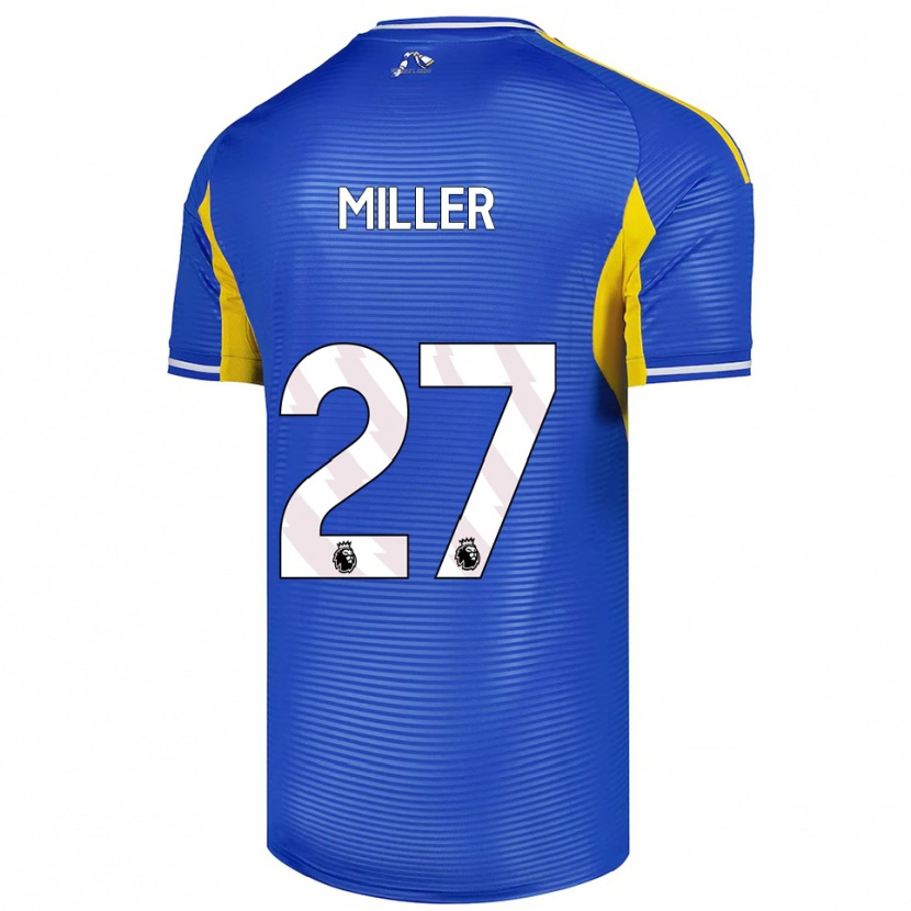Danxen Women Amari Miller #27 Blue Yellow Away Jersey 2025/26 T-Shirt