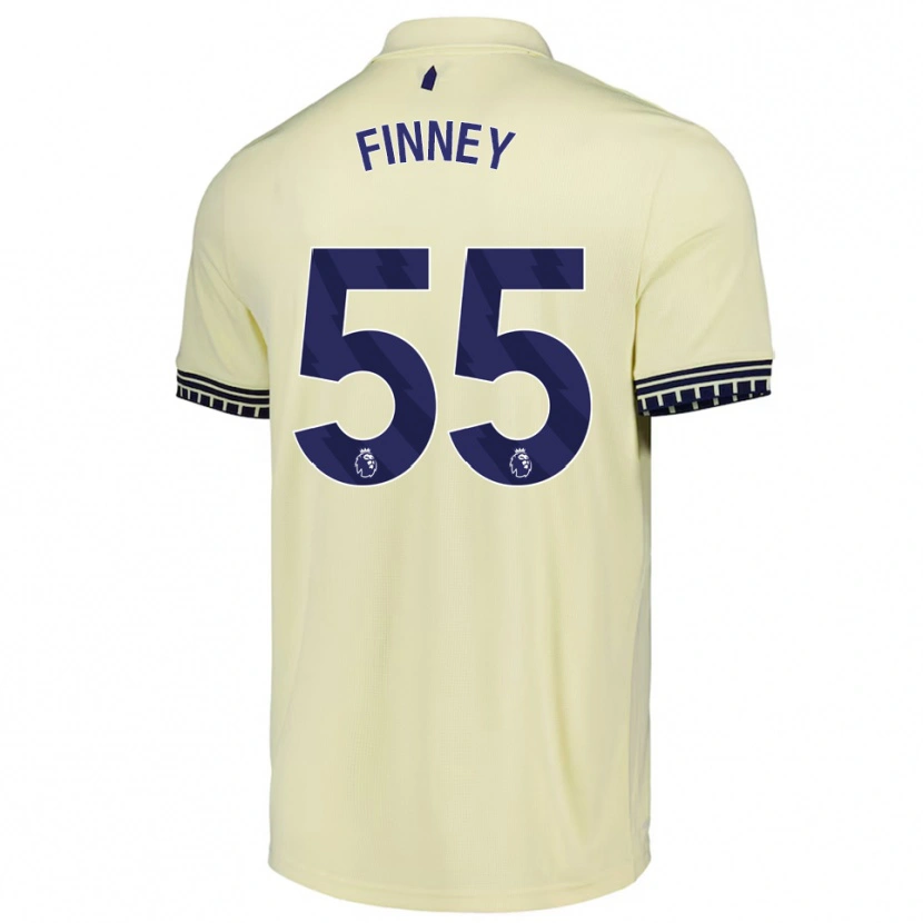 Danxen Women George Finney #55 Off White Black Away Jersey 2025/26 T-Shirt