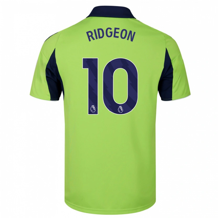 Danxen Women Seth Ridgeon #10 Green Navy White Away Jersey 2025/26 T-Shirt