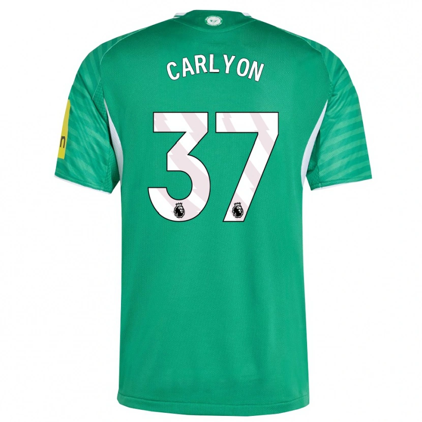 Danxen Women Nathan Carlyon #37 Green White Away Jersey 2025/26 T-Shirt