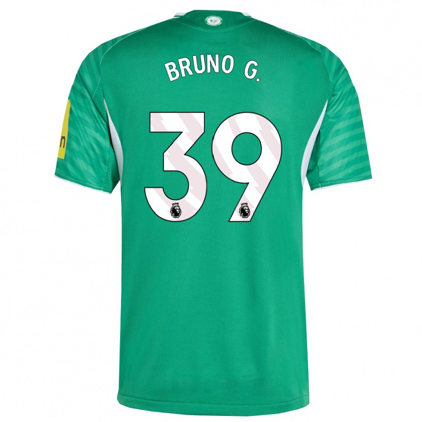 Danxen Women Bruno Guimarães #39 Green White Away Jersey 2025/26 T-Shirt