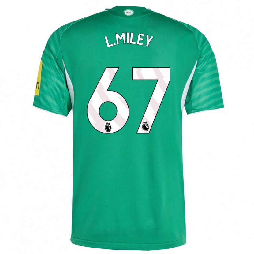 Danxen Women Lewis Miley #67 Green White Away Jersey 2025/26 T-Shirt