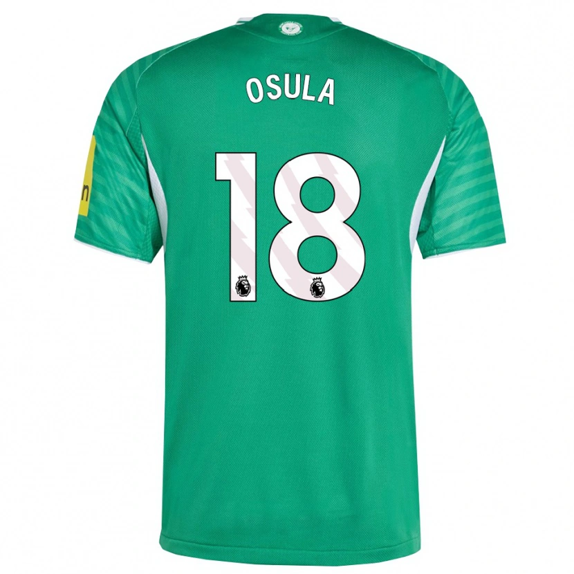 Danxen Women William Osula #18 Green White Away Jersey 2025/26 T-Shirt