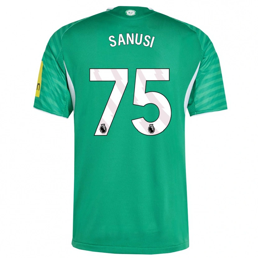 Danxen Women Trevan Sanusi #75 Green White Away Jersey 2025/26 T-Shirt