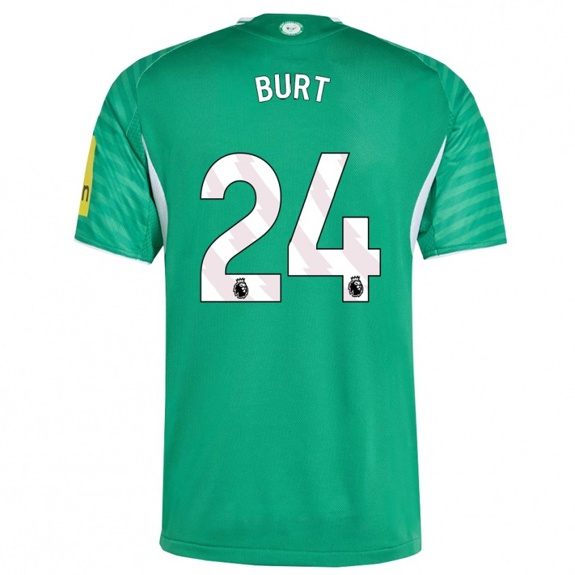 Danxen Women Daisy Burt #24 Green White Away Jersey 2025/26 T-Shirt