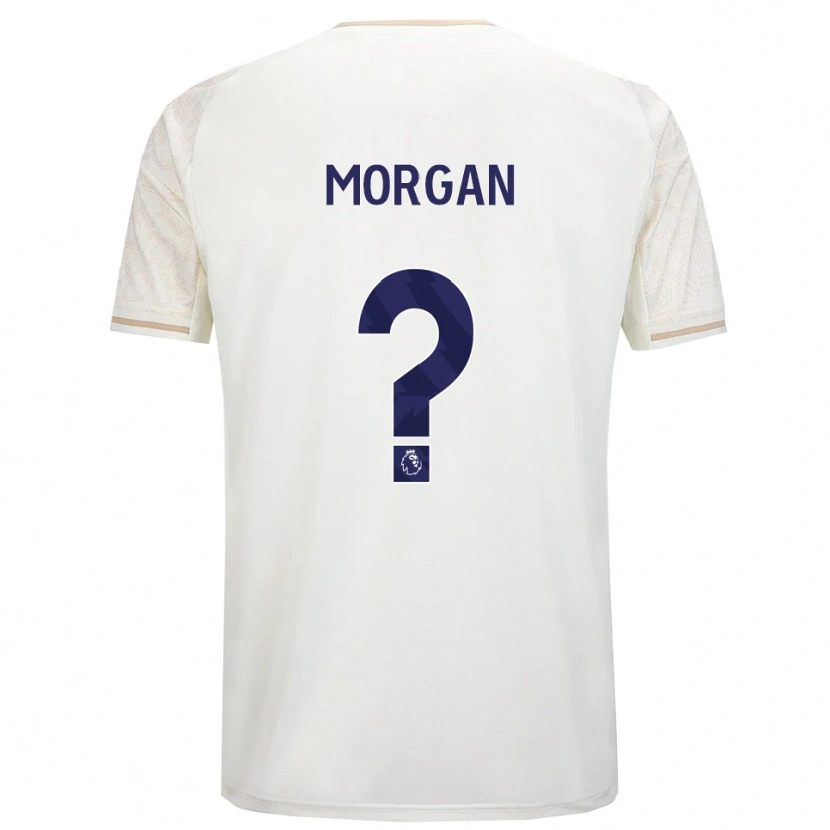 Danxen Women Elijah Morgan #0 Off White Black Away Jersey 2025/26 T-Shirt