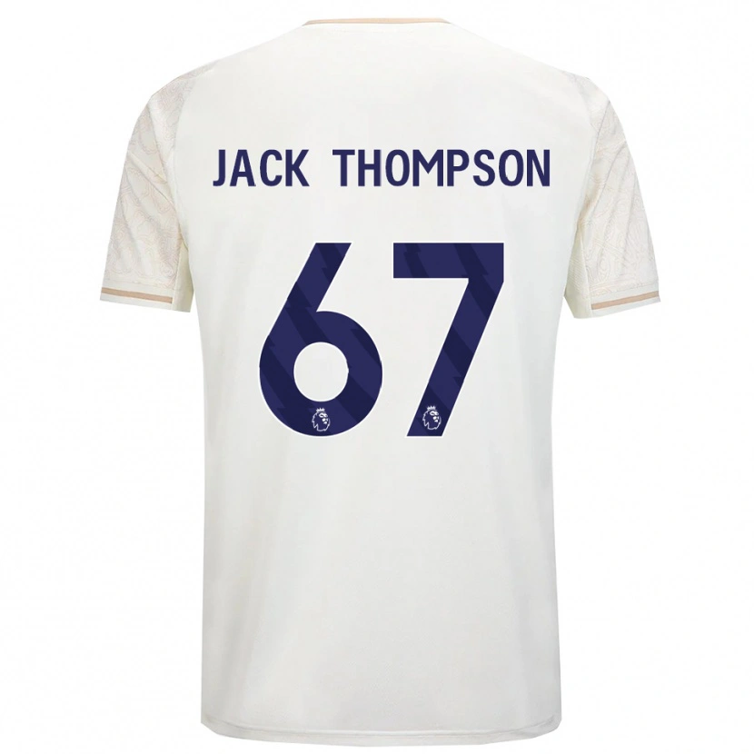 Danxen Women Jack Thompson #67 Off White Black Away Jersey 2025/26 T-Shirt