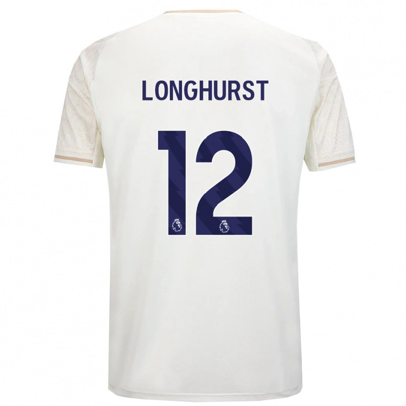 Danxen Women Kate Longhurst #12 Off White Black Away Jersey 2025/26 T-Shirt