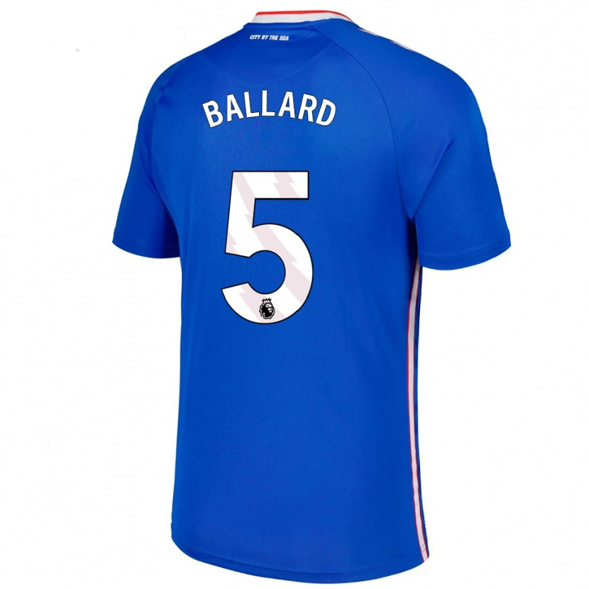 Danxen Women Daniel Ballard #5 Blue White Away Jersey 2025/26 T-Shirt