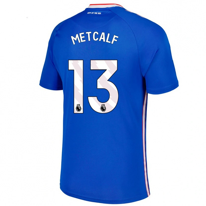 Danxen Women Ben Metcalf #13 Blue White Away Jersey 2025/26 T-Shirt