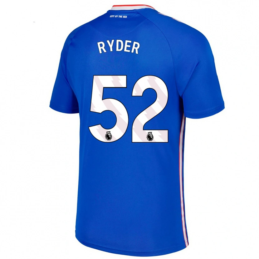 Danxen Women Joe Ryder #52 Blue White Away Jersey 2025/26 T-Shirt