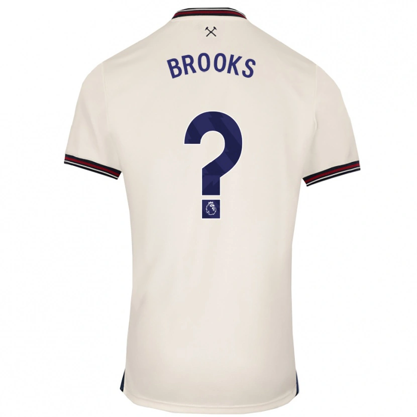 Danxen Women Connor Brooks #0 Off White Away Jersey 2025/26 T-Shirt