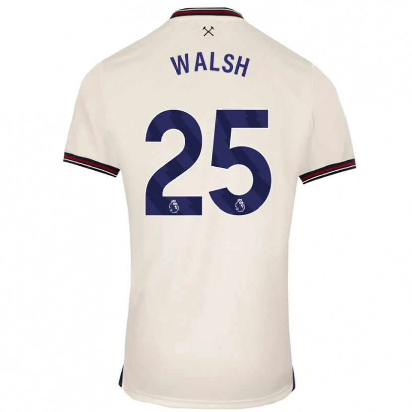 Danxen Women Megan Walsh #25 Off White Away Jersey 2025/26 T-Shirt