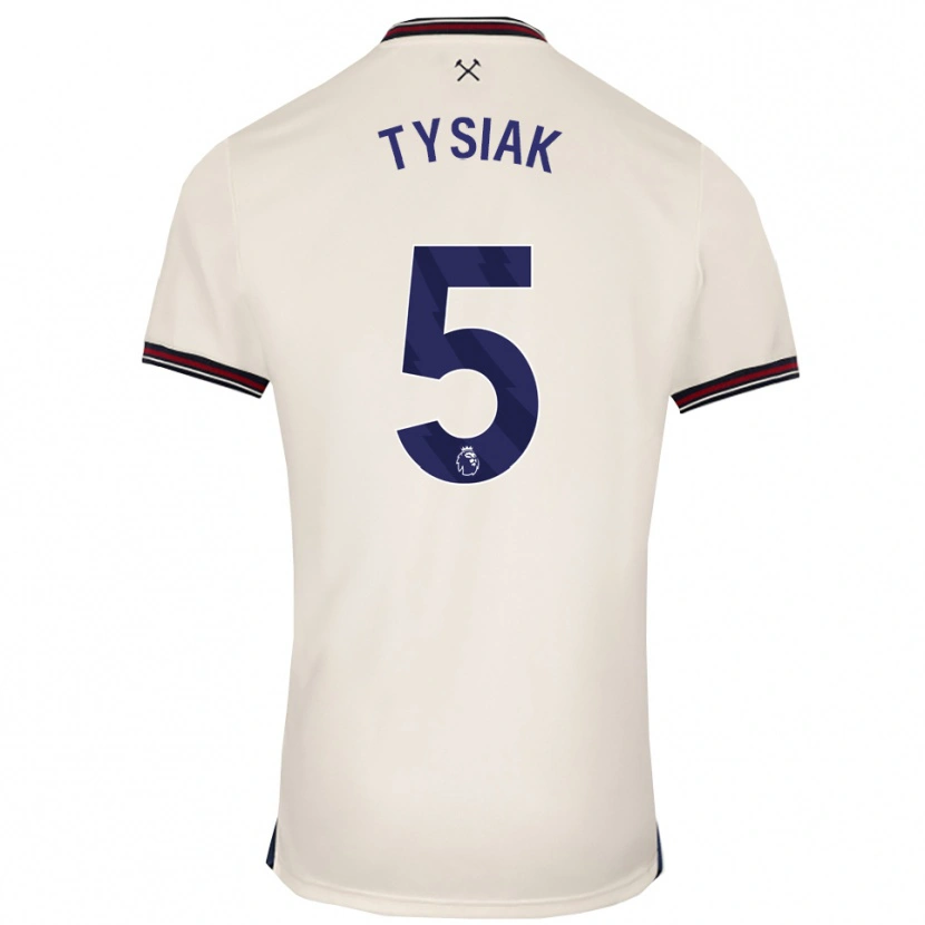 Danxen Women Amber Tysiak #5 Off White Away Jersey 2025/26 T-Shirt