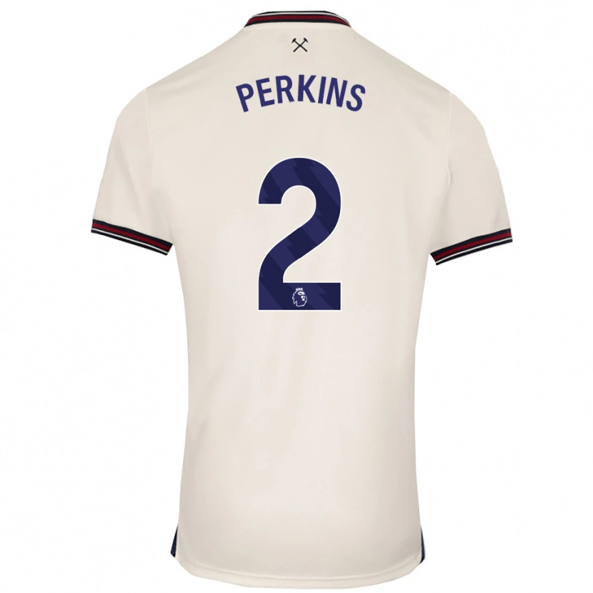 Danxen Women Vinnie Perkins #2 Off White Away Jersey 2025/26 T-Shirt