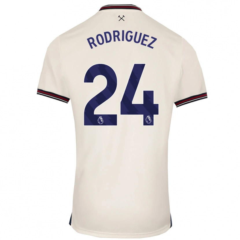 Danxen Women Guido Rodríguez #24 Off White Away Jersey 2025/26 T-Shirt