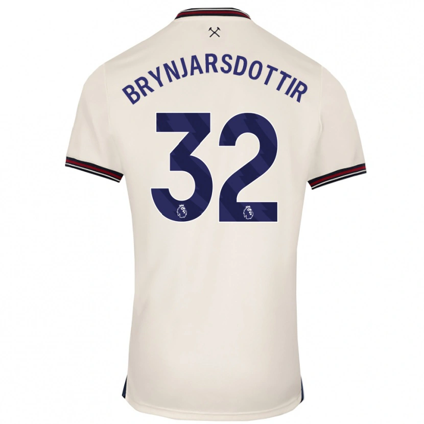 Danxen Women Dagny Brynjarsdottir #32 Off White Away Jersey 2025/26 T-Shirt