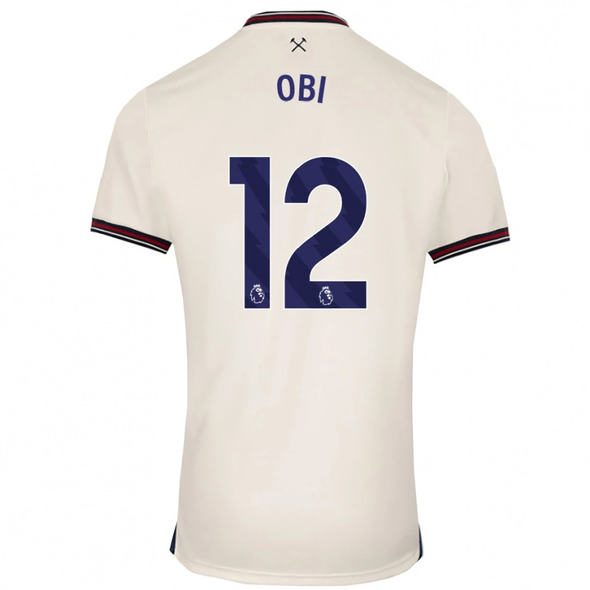 Danxen Women Chuk Obi #12 Off White Away Jersey 2025/26 T-Shirt