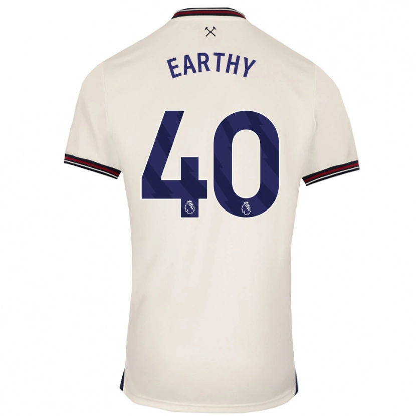 Danxen Women George Earthy #40 Off White Away Jersey 2025/26 T-Shirt
