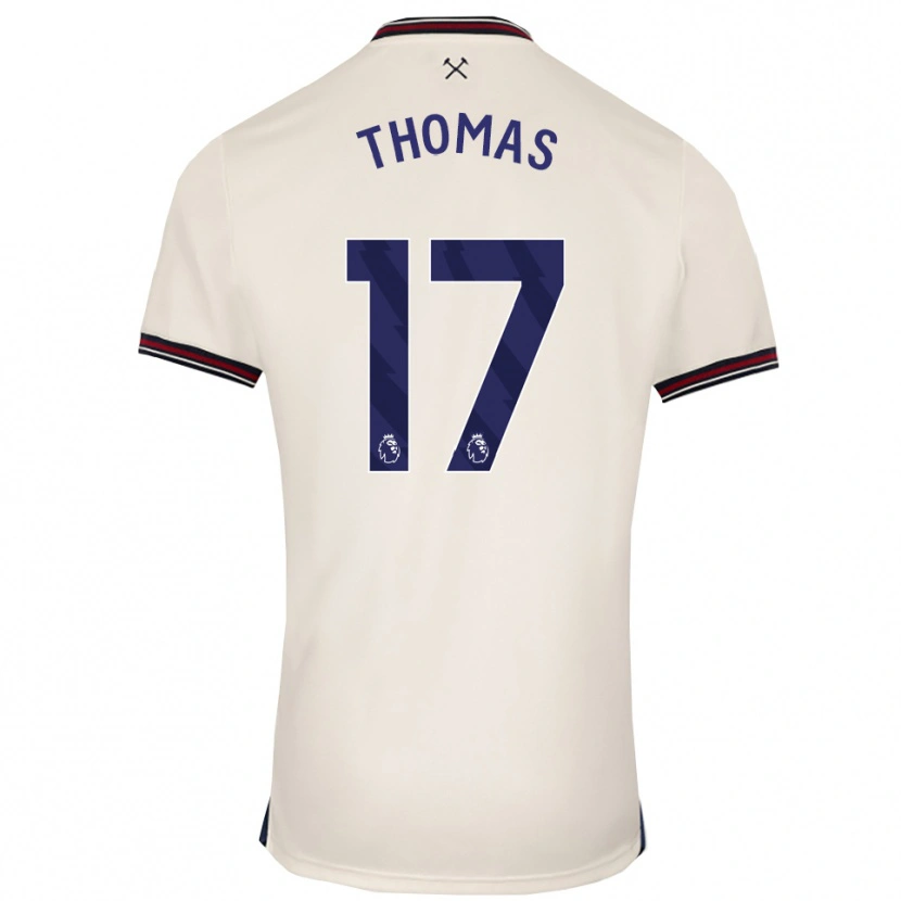 Danxen Women Isaac Thomas #17 Off White Away Jersey 2025/26 T-Shirt