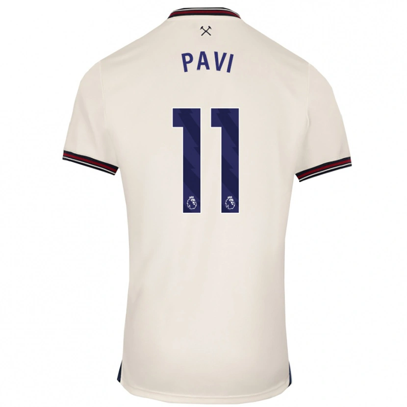 Danxen Women Manuela Paví #11 Off White Away Jersey 2025/26 T-Shirt