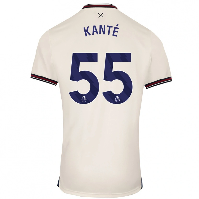 Danxen Women Mohamadou Kanté #55 Off White Away Jersey 2025/26 T-Shirt