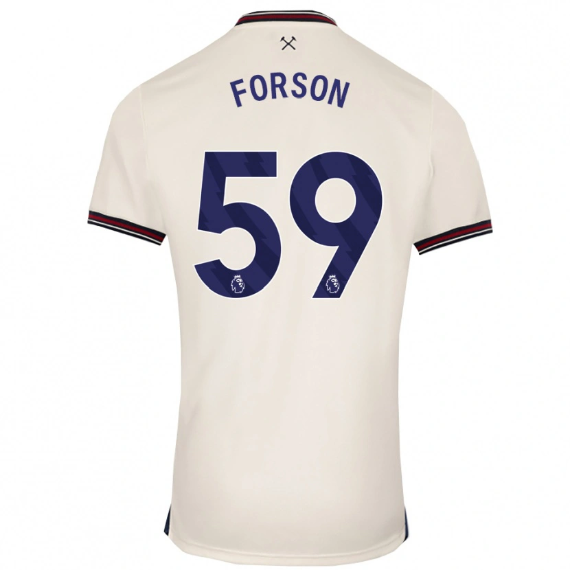 Danxen Women Keenan Forson #59 Off White Away Jersey 2025/26 T-Shirt