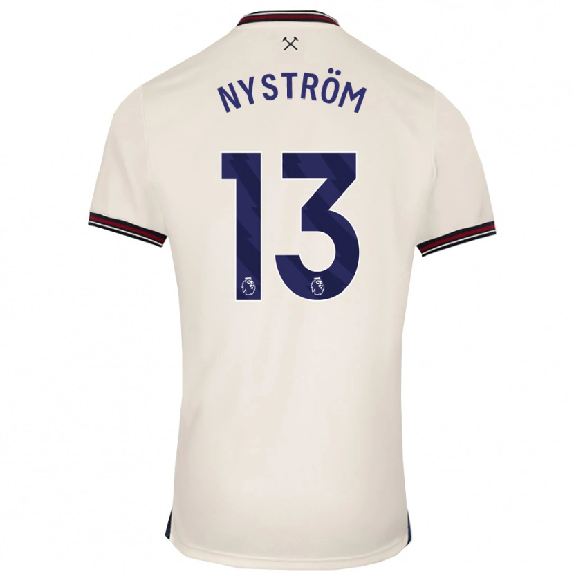 Danxen Women Eva Nyström #13 Off White Away Jersey 2025/26 T-Shirt
